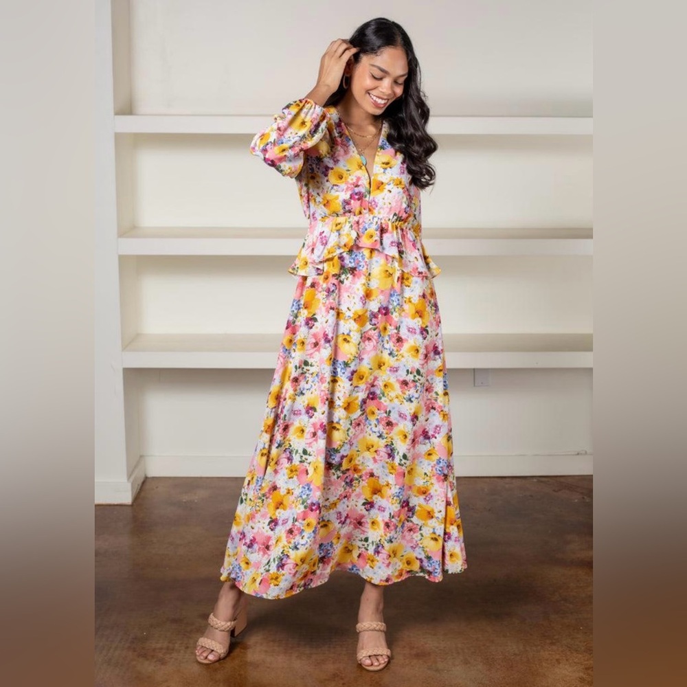 Buddy Love Floral maxi dress